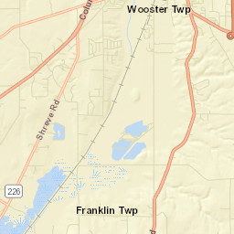 Burnetts Corners Ohio Street Map