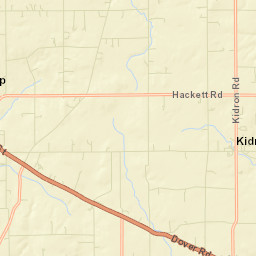 Kidron Ohio Street Map