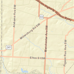 Stanwood Ohio Street Map