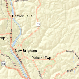 3601-3699 Pennsylvania 18, Beaver Falls Street Map