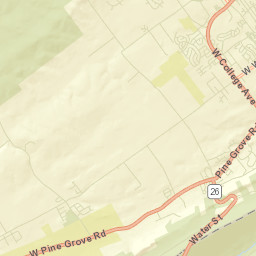 Pine Grove Mills Street Map