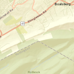 Boalsburg Street Map