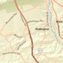 Slatington Street Map
