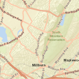 Short Hills Street Map