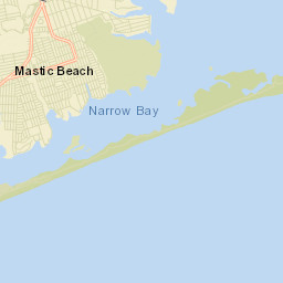 Mastic Beach New York Street Map