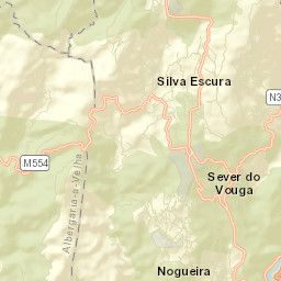 Sever do Vouga Street Map
