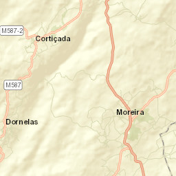 Cortiçada Street Map
