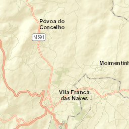 Vila Franca das Naves Street Map