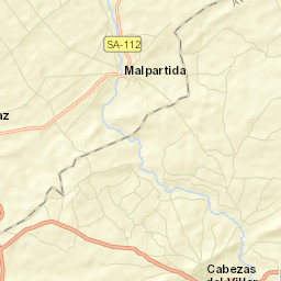 Malpartida Street Map