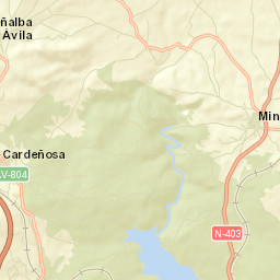 Cardeñosa Street Map