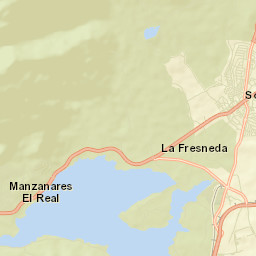 Manzanares el Real Street Map