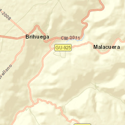 Brihuega Street Map