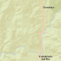 Ocentejo Street Map