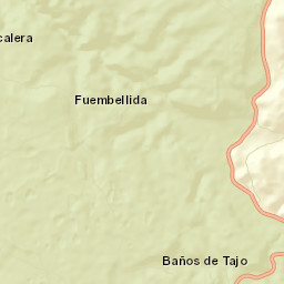 Baños de Tajo Street Map