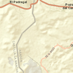 Ojos Negros Street Map