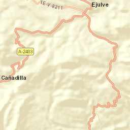 Ejulve Street Map