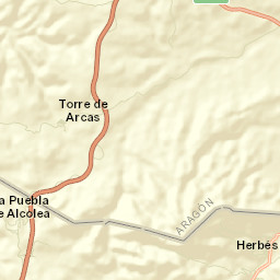 Torre de Arcas Street Map
