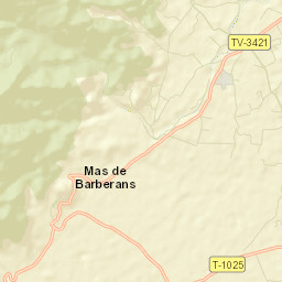 Mas de Barberans Street Map