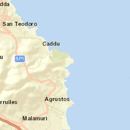 San Teodoro Street Map