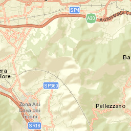 Pellezzano Street Map