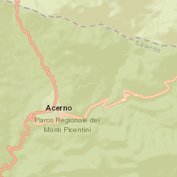 Acerno Street Map