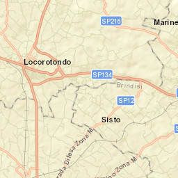 Locorotondo Street Map