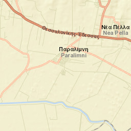 Néa Pélla Street Map
