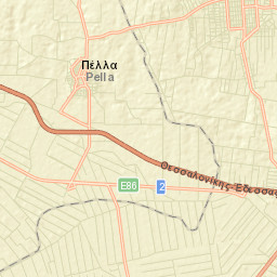 Pélla Street Map
