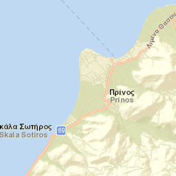 Prínos Street Map