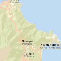 Thásos Street Map