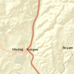 Korgun Street Map