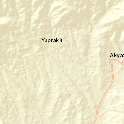 Yapraklı Street Map