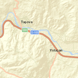 Taşova Street Map