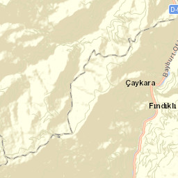 Çaykara Street Map