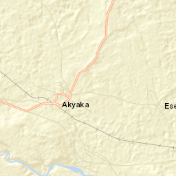 Akyaka Street Map