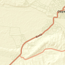 Uzgen Street Map