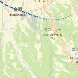 Aomori Shi Street Map