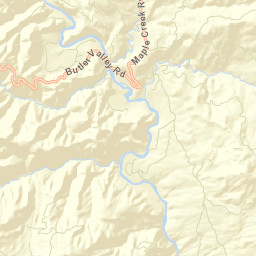Maple Creek California Street Map
