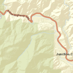 Junction City California Street Map