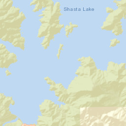 Lake Boulevard, Shasta National Forest Street Map