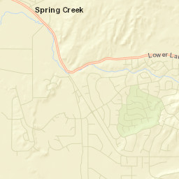 Spring Creek Street Map