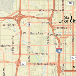 1200 N Temple Salt Lake City UT Street Map