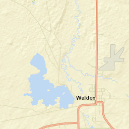 Walden Colorado Street Map