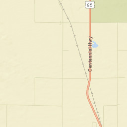 Dover Colorado Street Map