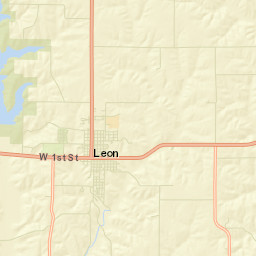 Leon Street Map