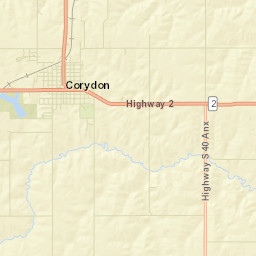 Wayne County Street Map