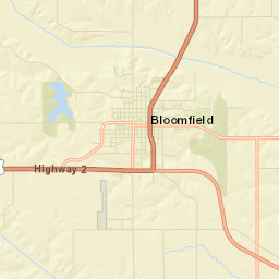 Bloomfield Street Map