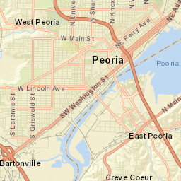 1600-1606 W Ayres Ave Peoria IL Street Map