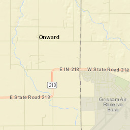 Grissom Air Force Base Street Map