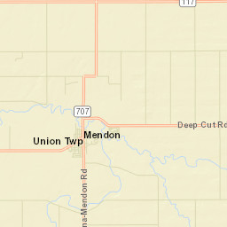 Mendon Ohio Street Map